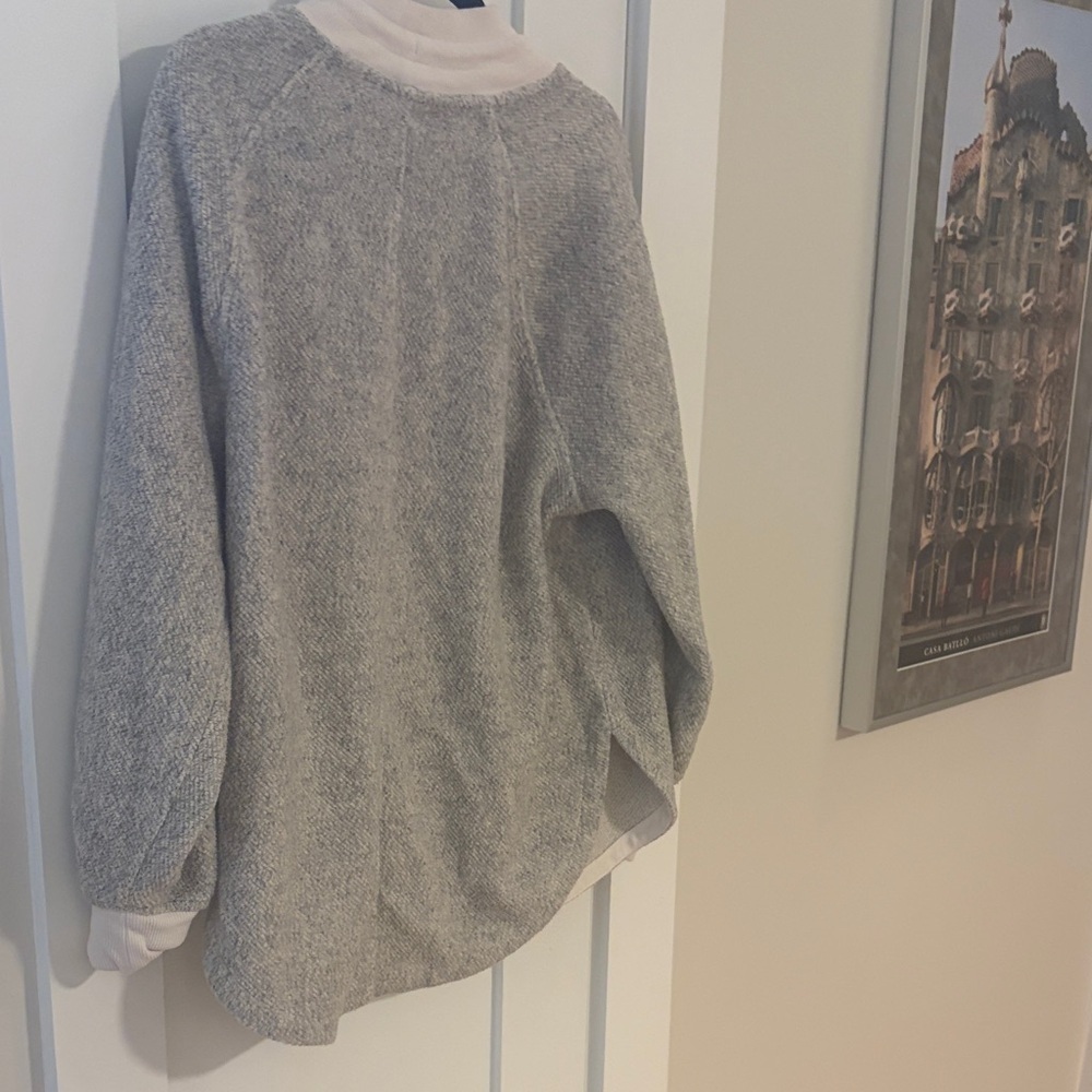 Lou&Grey Cozy Gray Pullover Hoodie - Picture 3 of 3